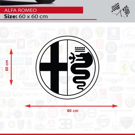 Strisce adesive fiancate laterali Alfa Romeo GIULIETTA fasce logo Alfa