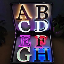 Lettere in rilievo 3D